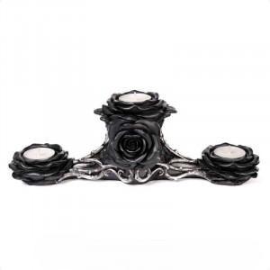 Suport lumanari Alchemy England - Trandafiri Negri 32 cm