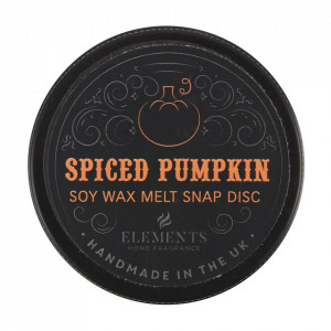 Wax Melt - Disc din ceara de soia cu mix de uleiuri esentiale pentru aromaterapie, Gothic Home - Spiced Pumpkin