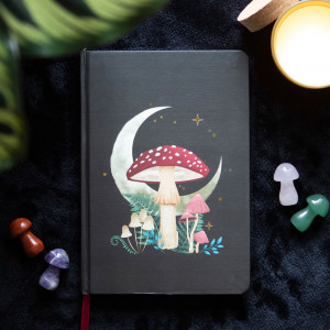 Agenda / Jurnal cu coperti cartonate Dark Forest - Forest Mushroom - Img 5