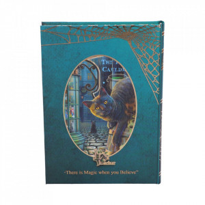 Agenda / Jurnal cu coperti cartonate pisicuta Rusty Cauldron - Lisa Parker, 17 cm - Img 3