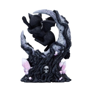 Calendar perpetuu pentru birou pisicuta demonica Malpuss Cult Cuties – decor gotic fantasy, 16 cm - Img 4