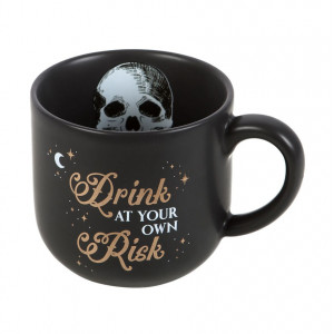 Cana ceramica Drink at Your Own Risk 360 ml