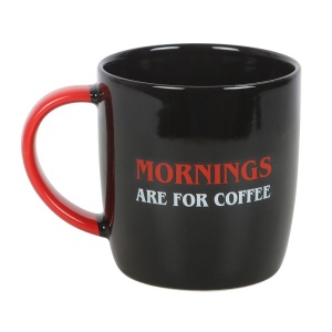 Cana ceramica Mornings Are For Coffee, capacitate 350 ml