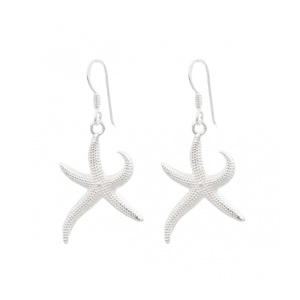 Cercei lungi Stea de mare, argint 925 – regenerare si speranta, 2 cm