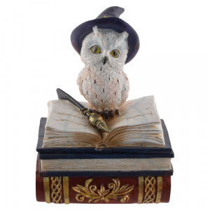 Cutie bijuterii bufnita Witch snow owl 11cm - Img 6