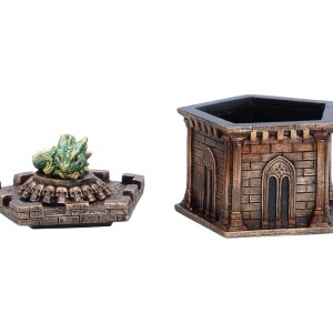 Cutie pentru bijuterii dragon Warden of the Crypt – decor gotic fantasy ( 12.5 cm ) - Img 6