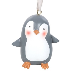 Decoratiune cu agatatoare - Piguin 7.5cm - Img 2