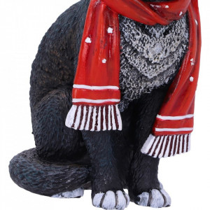 Decoratiune cu agatatoare Pisicuta Candy Cane Cat - Lisa Parker 9 cm - Img 3