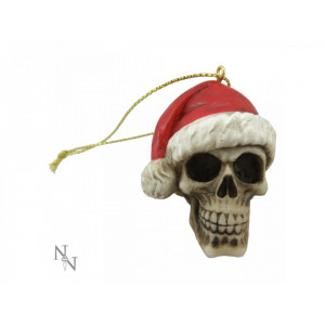Decoratiune pentru bradul de Craciun cu craniu Silent Night 4 cm - Img 5