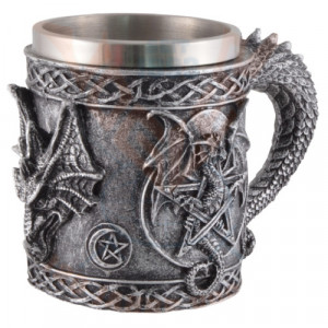 Halba Dragon in Pentagrama 17 cm - Img 2