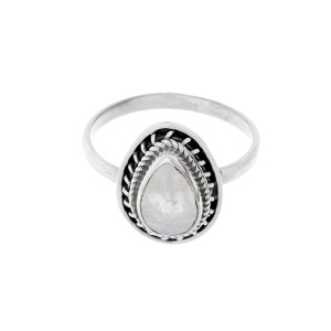 Inel din argint 925 Lacrima Lunii – simbol al intuitiei si renasterii interioare 14 X 10mm