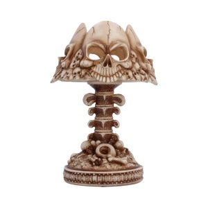 Lampa LED Craniu cu Oase – decor gotic fantasy iluminat, 22.6 cm - Img 3