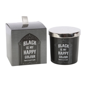 Lumanare cu parfum de opium Black is My Happy Colour