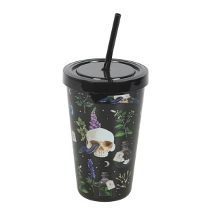 Pahar plastic cu pai Venin și Ramuri Peste Tot, capacitate 550ml - Img 1