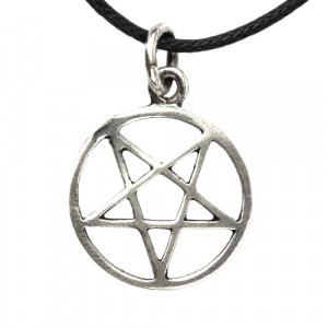 Pandantiv argint Pentagrama 2cm, protectie si putere