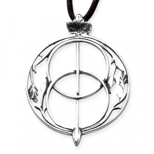Pandantiv celtic argint Fantana Sfantului Graal 4.6cm