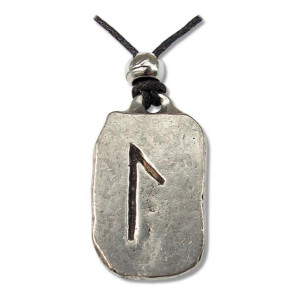Pandantiv runa Laguz, talisman pentru schimbare, 2.5cm