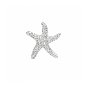 Pandantiv Stea de mare, placat cu rodiu – regenerare si speranta, 2.1 cm