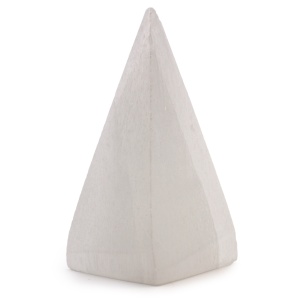 Piramida din Selenit, pentru Purificare 10cm - Img 1