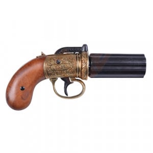 Pistol decorativ Pepperbox 23cm - Img 1