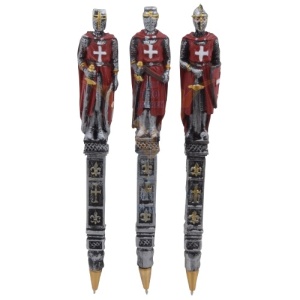Pix rasina Cavaler Cruciat - rosu 16cm