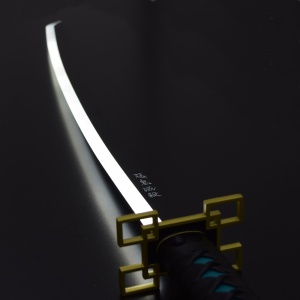 Sabie decorativa cu led katana Demon Slayer - Muichiro Tokito 98 cm - Img 2