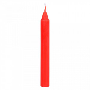 Set 12 lumanari rosii pentru ritualuri de iubire si vitalitate, 10x1 cm - Img 2