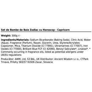 Set 2 bombe de baie artizanale cu mesaj ascuns Zodiac - Capricorn - Img 5