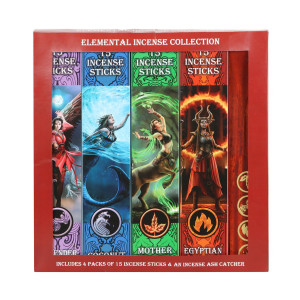 Set cadou de betisoare de tamaie cu suport Elemental Anne Stokes