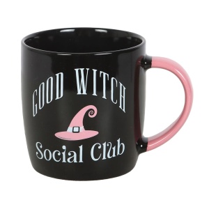 Set cana ceramica si suport Good Witch Social Club, capacitate 340 ml - Img 3
