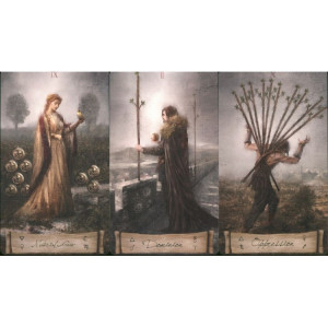 Set carti tarot cu brosura de instructiuni si carte despre arta tarotului Cerul si Pamantul - Img 6
