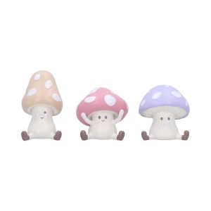 Set statuete Trei Ciupercute Intelepte 8.5cm