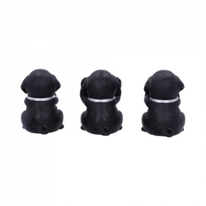 Set statuete Trei Labradori intelepti 8.5cm - Img 3