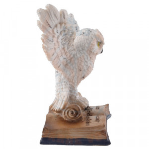 Statueta bufnita polara Intelepciunea Iernii 16 cm - Img 3