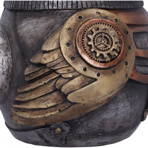 Statueta bufnita steampunk Hootle 23 cm - Img 5