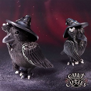Statueta corb Eliwing – colectia Cult Cuties, decor gotic fantasy, 10.4 cm - Img 2