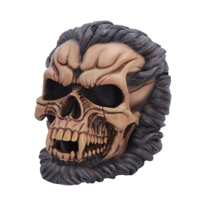 Statueta craniu Hall of Horrors: The Beast of the Moon – decor gotic si decor fantasy, 16 cm - Img 2
