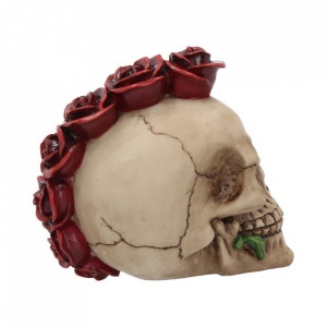 Statueta craniu Rosehawk 16 cm - Img 6
