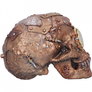Statueta Craniu steampunk Scrapped 19cm - Img 5