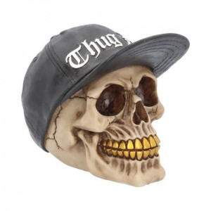 Statueta craniu Thug Life 16 cm - Img 1