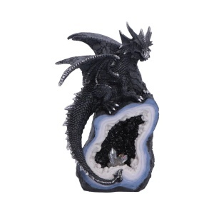 Statueta Dragon Crystal Keeper ( Shadow ) – decor fantasy collector 20.8 cm