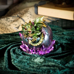 Statueta dragon Emerald Hatchling 12.5cm - Img 7