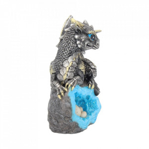 Statueta dragon Gardianul cuibului - albastru 13 cm - Img 6