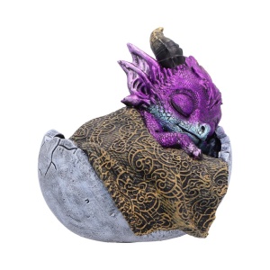 Statueta dragon violet Shellbound Slumber 9.5 cm - Img 5