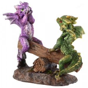Statueta Dragonei pe balansoar 15 cm - Img 1