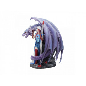 Statueta Dragonul Vrajitor - Anne Stokes - 24 cm - Img 2