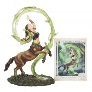 Statueta Elemental Magic - Vrajitoarea Pamantului, Anne Stokes 26.5 cm - Img 5