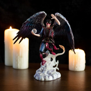 Statueta Elemental Magic - Vrajitorul Aerului, Anne Stokes 23 cm - Img 8