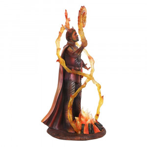 Statueta Elemental Magic - Vrajitorul Focului, Anne Stokes 23.5 cm - Img 4