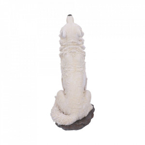 Statueta lup alb Urlet in furtuna 41.5 cm - Img 2